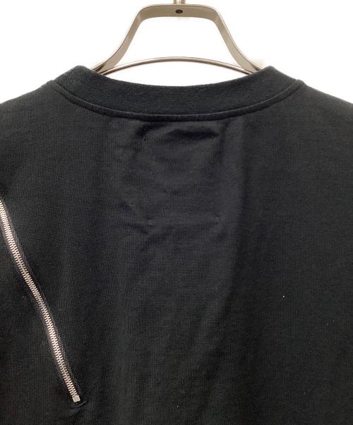 Maison MIHARA YASUHIRO（メゾン ミハラ ヤスヒロ）Maison MIHARA YASUHIRO (メゾン ミハラ ヤスヒロ) ZIP SLIT H/S PULLOVER ブラック サイズ:44の古着・服飾アイテム