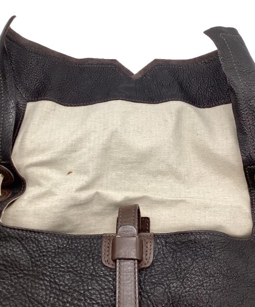 genten（ゲンテン）genten (ゲンテン) ハンドバッグ ダークブラウンの古着・服飾アイテム