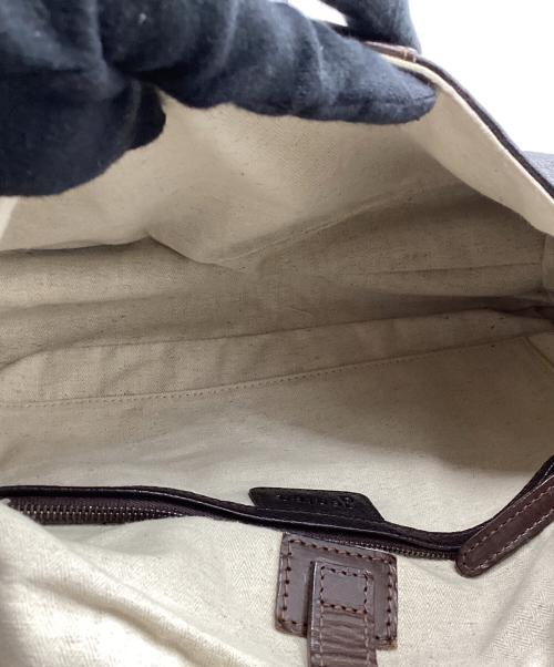 genten（ゲンテン）genten (ゲンテン) ハンドバッグ ダークブラウンの古着・服飾アイテム