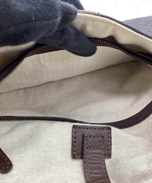 genten（ゲンテン）genten (ゲンテン) ハンドバッグ ダークブラウンの古着・服飾アイテム