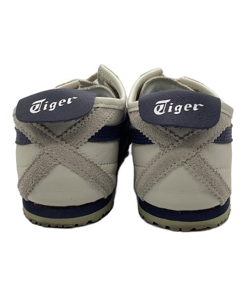 Onitsuka Tiger（オニツカタイガー）Onitsuka Tiger (オニツカタイガー) MEXICO'66 ベージュ×ネイビー サイズ:CM25.0の古着・服飾アイテム