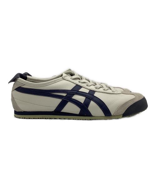 Onitsuka Tiger（オニツカタイガー）Onitsuka Tiger (オニツカタイガー) MEXICO'66 ベージュ×ネイビー サイズ:CM25.0の古着・服飾アイテム