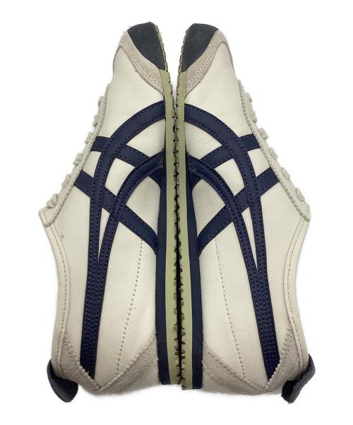 Onitsuka Tiger（オニツカタイガー）Onitsuka Tiger (オニツカタイガー) MEXICO'66 ベージュ×ネイビー サイズ:CM25.0の古着・服飾アイテム