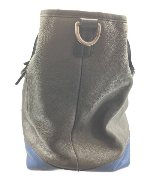 COACH（コーチ）COACH (コーチ) 2WAYバッグ ブラック×ブルーの古着・服飾アイテム