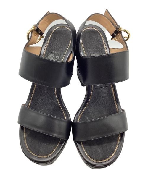 Salvatore Ferragamo（サルヴァトーレ フェラガモ）Salvatore Ferragamo (サルヴァトーレ フェラガモ) ミュール ブラック サイズ:5 1/2の古着・服飾アイテム
