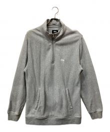 stussy（ステューシー）の古着「ハーフジップスウェット」｜グレー