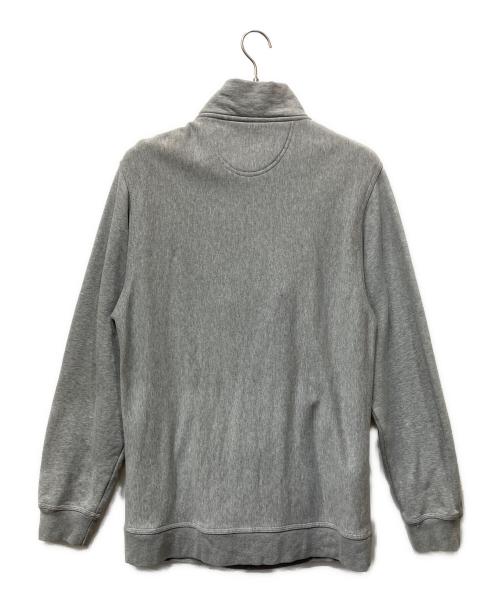 stussy（ステューシー）stussy (ステューシー) ハーフジップスウェット グレー サイズ:Lの古着・服飾アイテム