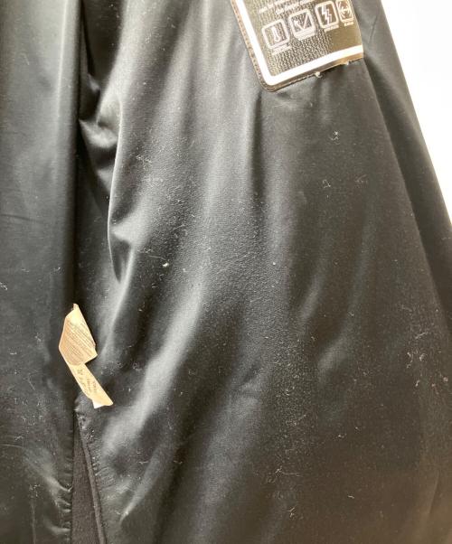 EMPORIO ARMANI（エンポリオ アルマーニ）EMPORIO ARMANI (エンポリオ アルマーニ) ウールダブルフーデッドコート ネイビー サイズ:52の古着・服飾アイテム