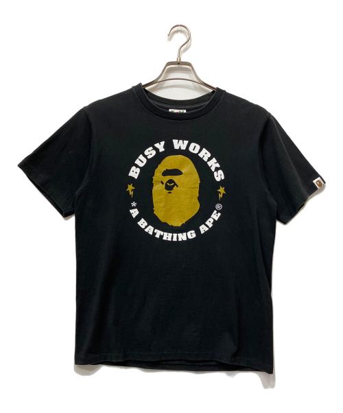 A BATHING APE（アベイシングエイプ）A BATHING APE (アベイシングエイプ) Tシャツ ブラック サイズ:Mの古着・服飾アイテム