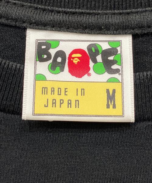 A BATHING APE（アベイシングエイプ）A BATHING APE (アベイシングエイプ) Tシャツ ブラック サイズ:Mの古着・服飾アイテム