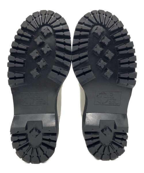 Dr.Martens（ドクターマーチン）Dr.Martens (ドクターマーチン) 厚底チェルシーブーツ ホワイト×ブラック サイズ:UK3の古着・服飾アイテム