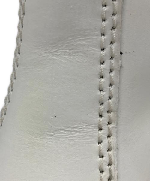 Dr.Martens（ドクターマーチン）Dr.Martens (ドクターマーチン) 厚底チェルシーブーツ ホワイト×ブラック サイズ:UK3の古着・服飾アイテム