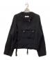 GOAT ESSENCE（ゴートエッセンス）の古着「MOTORCYCLE KNIT JACKET」｜ブラック