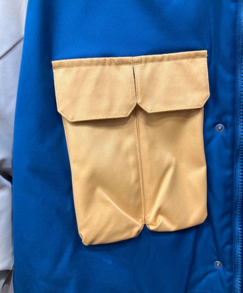 PUMA（プーマ）PUMA (プーマ) レトロブロック ダウンジャケット ブルー×イエロー サイズ:XLの古着・服飾アイテム