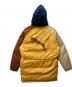PUMA (プーマ) レトロブロック ダウンジャケット ブルー×イエロー サイズ:XL：7000円
