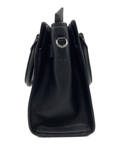 MICHAEL KORS（マイケルコース）MICHAEL KORS (マイケルコース) ハミルトン スモール シグネチャーロゴ サッチェル ブラックの古着・服飾アイテム