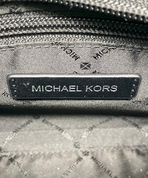 MICHAEL KORS（マイケルコース）MICHAEL KORS (マイケルコース) ハミルトン スモール シグネチャーロゴ サッチェル ブラックの古着・服飾アイテム