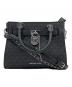 MICHAEL KORS（マイケルコース）の古着「ハミルトン スモール シグネチャーロゴ サッチェル」｜ブラック