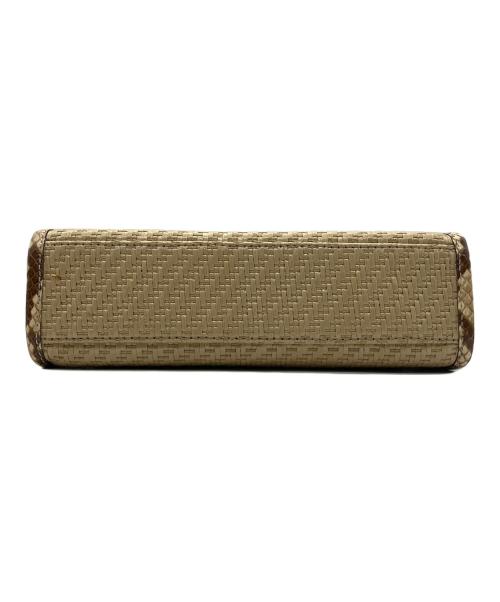 MICHAEL KORS（マイケルコース）MICHAEL KORS (マイケルコース) チェーンショルダーバッグ ベージュの古着・服飾アイテム