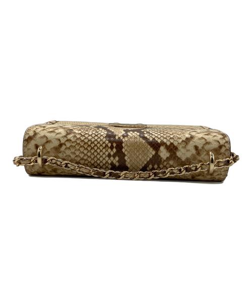 MICHAEL KORS（マイケルコース）MICHAEL KORS (マイケルコース) チェーンショルダーバッグ ベージュの古着・服飾アイテム