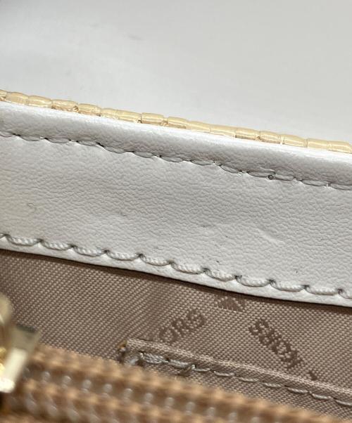 MICHAEL KORS（マイケルコース）MICHAEL KORS (マイケルコース) チェーンショルダーバッグ ベージュの古着・服飾アイテム