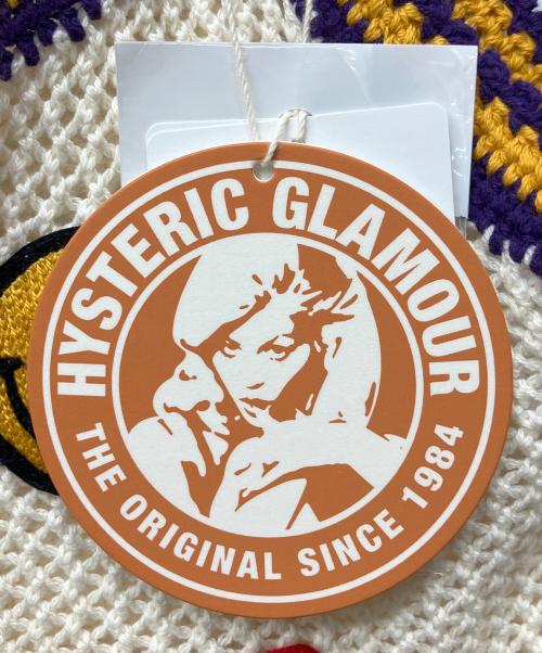 Hysteric Glamour（ヒステリックグラマー）Hysteric Glamour (ヒステリックグラマー) SCRATCHワッペン手編 キャミソール ベージュ サイズ:FREEの古着・服飾アイテム