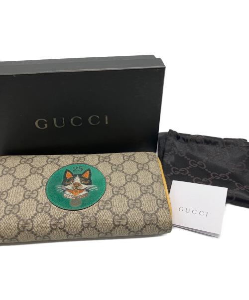 GUCCI（グッチ）GUCCI (グッチ) 長財布 GG ベージュの古着・服飾アイテム