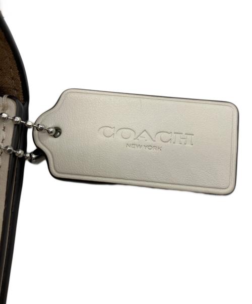 COACH（コーチ）COACH (コーチ) モーガン スクエア クロスボディ シルバー×チョークの古着・服飾アイテム