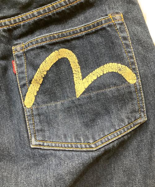 EVISU（エヴィス）EVISU (エヴィス) デニムハーフパンツ インディゴ サイズ:86cm (W34)の古着・服飾アイテム