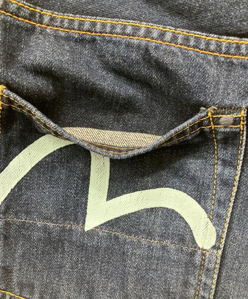 EVISU（エヴィス）EVISU (エヴィス) デニムハーフパンツ インディゴ サイズ:86cm (W34)の古着・服飾アイテム