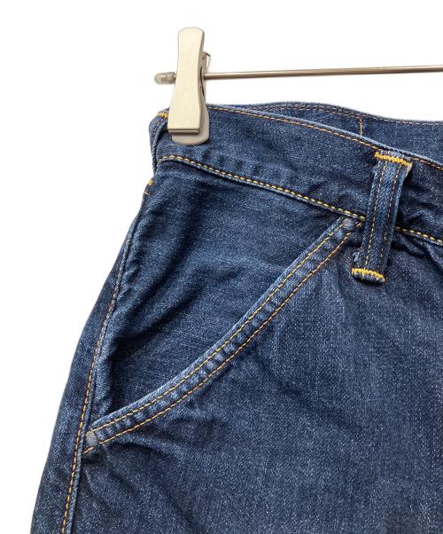 EVISU（エヴィス）EVISU (エヴィス) デニムハーフパンツ インディゴ サイズ:86cm (W34)の古着・服飾アイテム