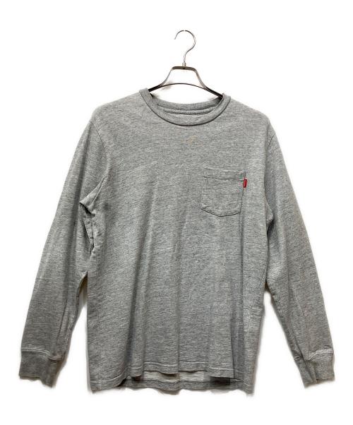 SUPREME（シュプリーム）SUPREME (シュプリーム) 長袖Tシャツ グレー サイズ:Ｍの古着・服飾アイテム