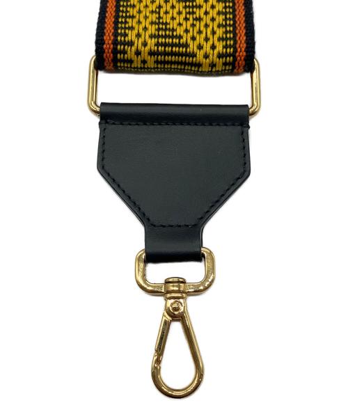 FENDI（フェンディ）FENDI (フェンディ) ショルダーストラップ ネイビー×イエローの古着・服飾アイテム