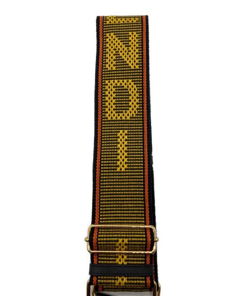 FENDI（フェンディ）FENDI (フェンディ) ショルダーストラップ ネイビー×イエローの古着・服飾アイテム