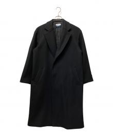 MAISON SPECIAL（メゾンスペシャル）の古着「Super140s Prime-Over Melton Chesterfield Coat」｜ブラック