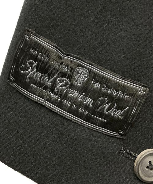 MAISON SPECIAL（メゾンスペシャル）MAISON SPECIAL (メゾンスペシャル) Super140s Prime-Over Melton Chesterfield Coat ブラックの古着・服飾アイテム