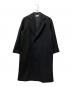 MAISON SPECIAL（メゾンスペシャル）の古着「Super140s Prime-Over Melton Chesterfield Coat」｜ブラック