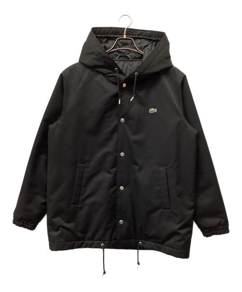LACOSTE（ラコステ）LACOSTE (ラコステ) フード付きコーチジャケット ブラック サイズ:US Lの古着・服飾アイテム