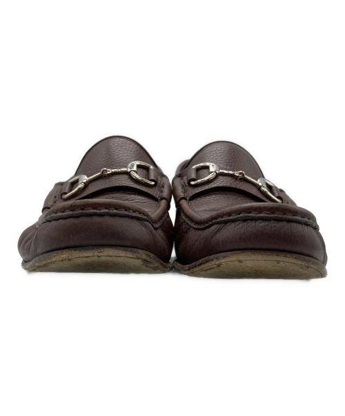 GUCCI（グッチ）GUCCI (グッチ) ホースビットローファー ブラウン サイズ:8の古着・服飾アイテム