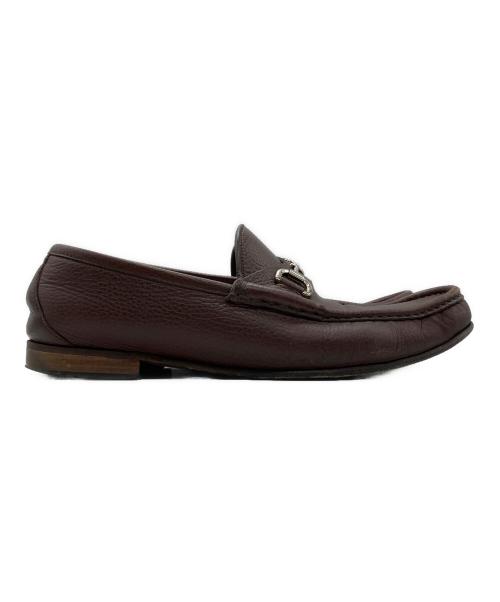 GUCCI（グッチ）GUCCI (グッチ) ホースビットローファー ブラウン サイズ:8の古着・服飾アイテム
