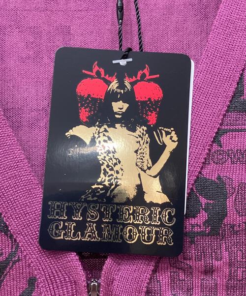 Hysteric Glamour（ヒステリックグラマー）Hysteric Glamour (ヒステリックグラマー) 薄手カーディガン パープル サイズ:FREEの古着・服飾アイテム