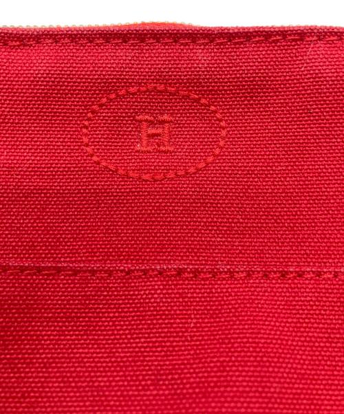 HERMES（エルメス）HERMES (エルメス) ボリードポーチ15 レッドの古着・服飾アイテム
