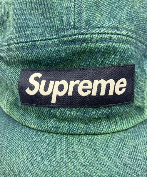 SUPREME（シュプリーム）Supreme (シュプリーム) Denim Camp Cap グリーンの古着・服飾アイテム