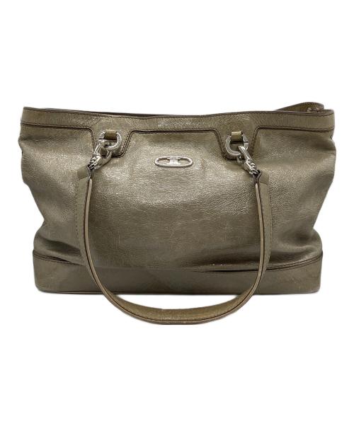 CELINE（セリーヌ）CELINE (セリーヌ) トートバッグ グリーンの古着・服飾アイテム