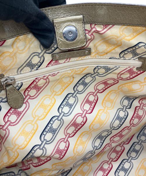 CELINE（セリーヌ）CELINE (セリーヌ) トートバッグ グリーンの古着・服飾アイテム