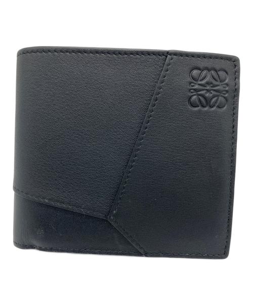 LOEWE（ロエベ）LOEWE (ロエベ) パズル バイフォールド コインウォレット ブラックの古着・服飾アイテム