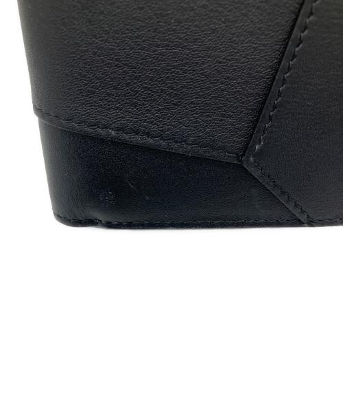LOEWE（ロエベ）LOEWE (ロエベ) パズル バイフォールド コインウォレット ブラックの古着・服飾アイテム