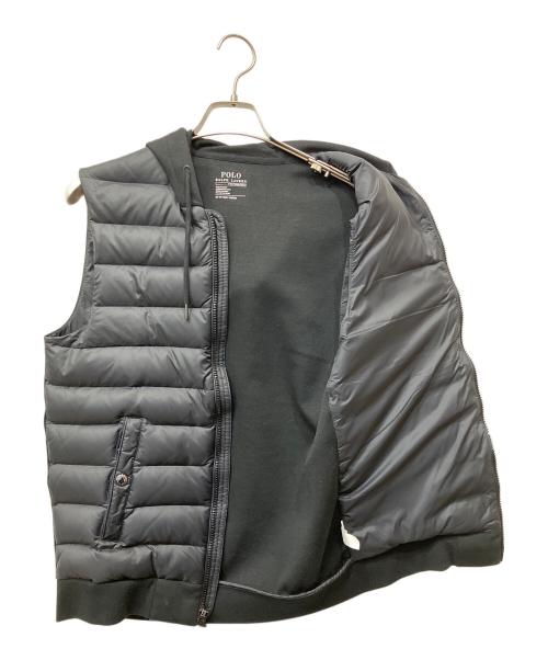 POLO RALPH LAUREN（ポロ・ラルフローレン）POLO RALPH LAUREN (ポロ・ラルフローレン) ダウンベスト ブラック サイズ:XSの古着・服飾アイテム