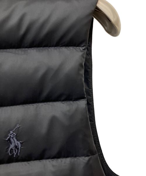 POLO RALPH LAUREN（ポロ・ラルフローレン）POLO RALPH LAUREN (ポロ・ラルフローレン) ダウンベスト ブラック サイズ:XSの古着・服飾アイテム