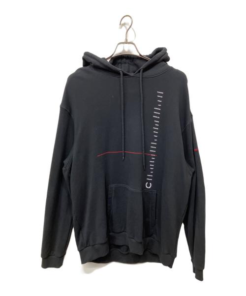 RAF SIMONS（ラフシモンズ）RAF SIMONS (ラフシモンズ) FRED PERRY (フレッドペリー) プルオーバーパーカー ブラック サイズ:Mの古着・服飾アイテム